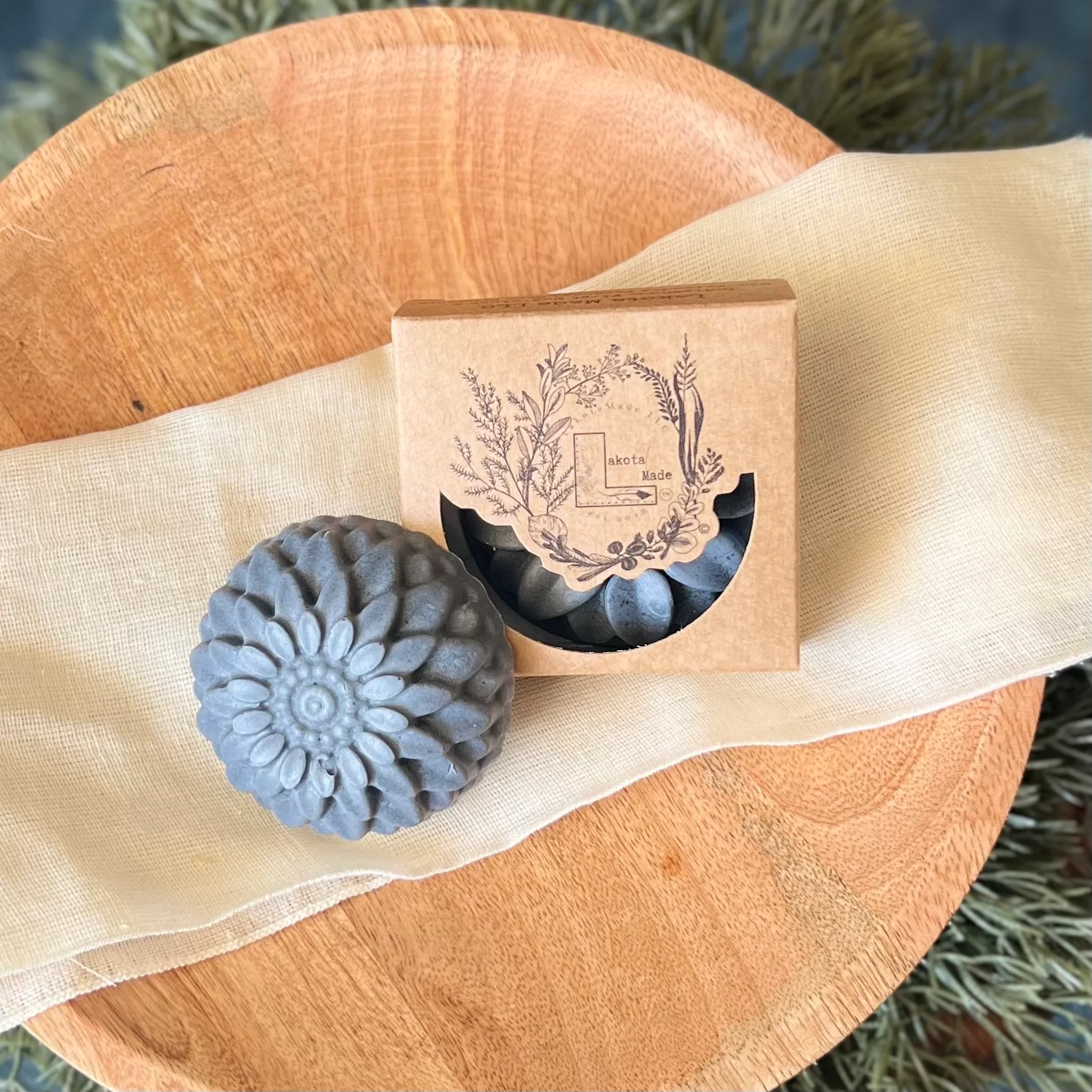 Dark Lavender Facial Soap Bar - Image 3